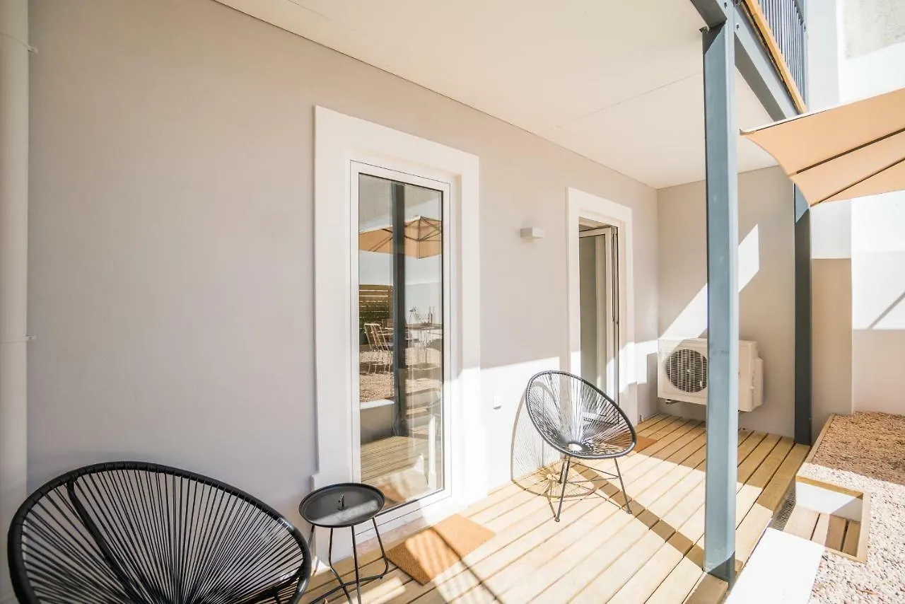Wood Wall & Garden Apartment Lisbon Portugal