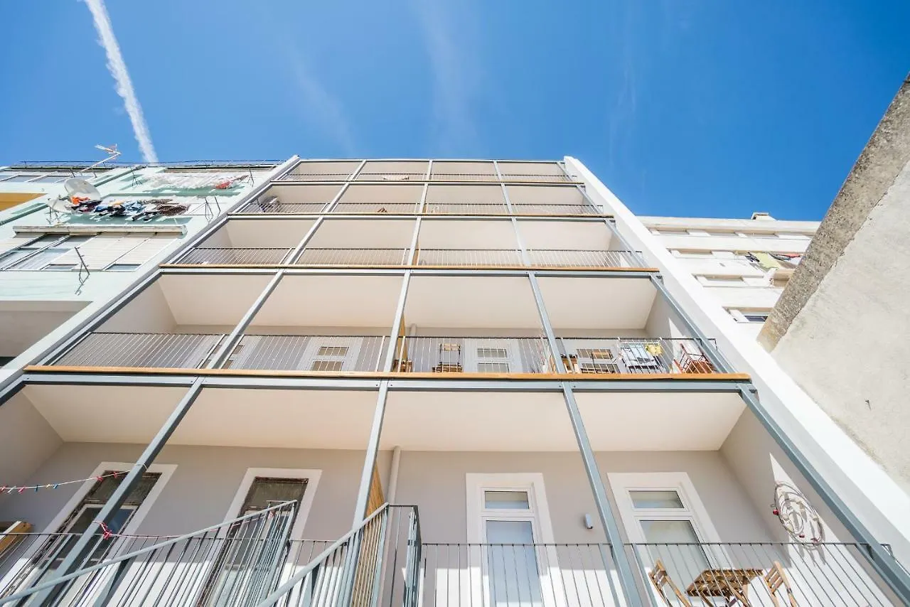 Wood Wall & Garden Apartment Lisbon Portugal