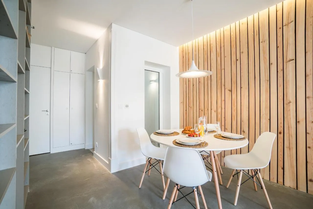 Wood Wall & Garden Apartment Lisbon Portugal
